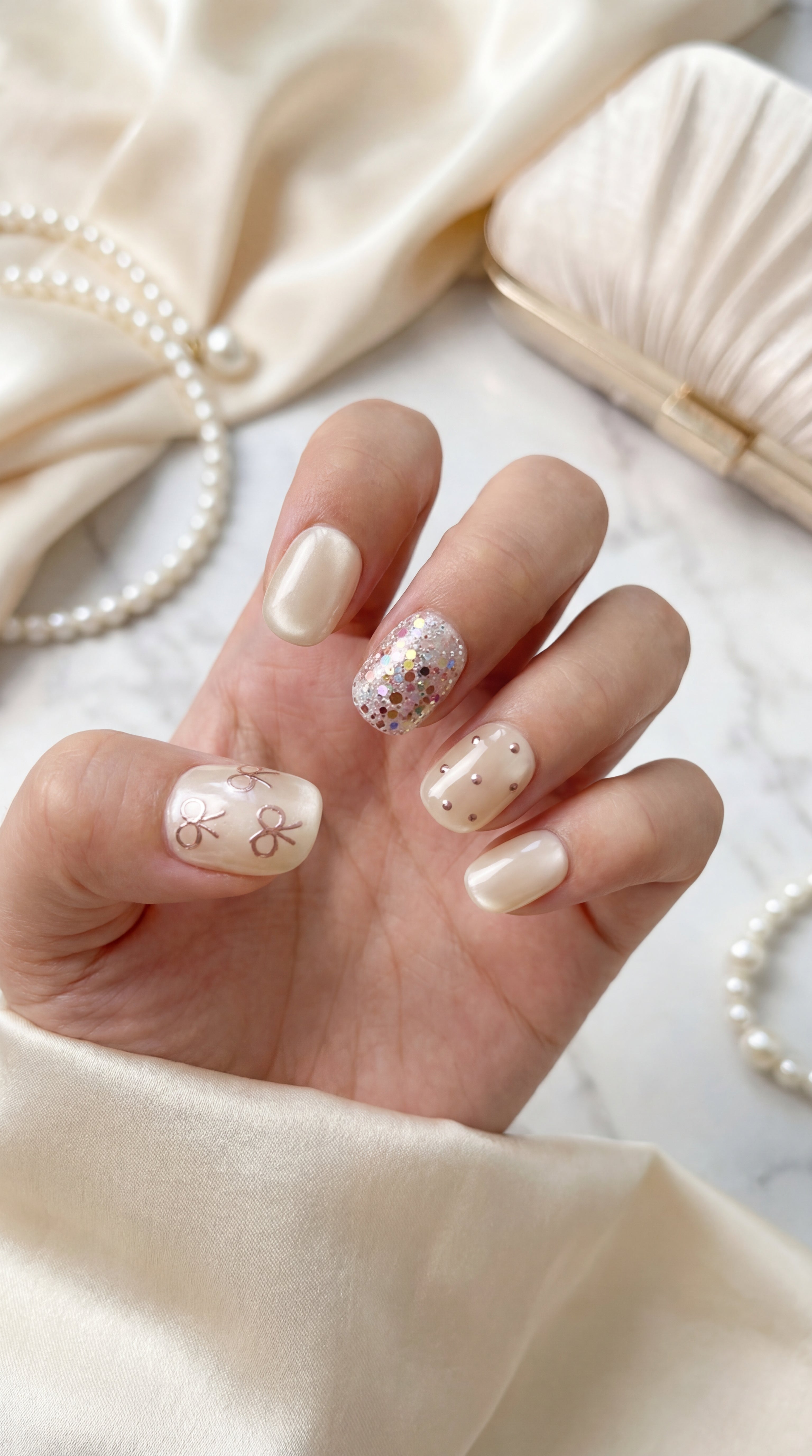 Round Nails – Soft & Naturally Polished – Poppy Nails