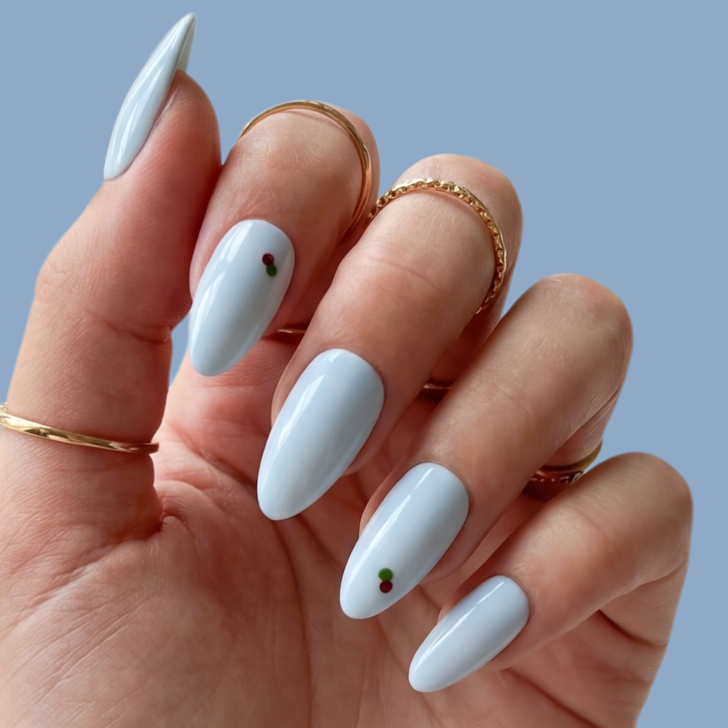 Blue Press-On Nails - Cool, modern, and effortlessly chic