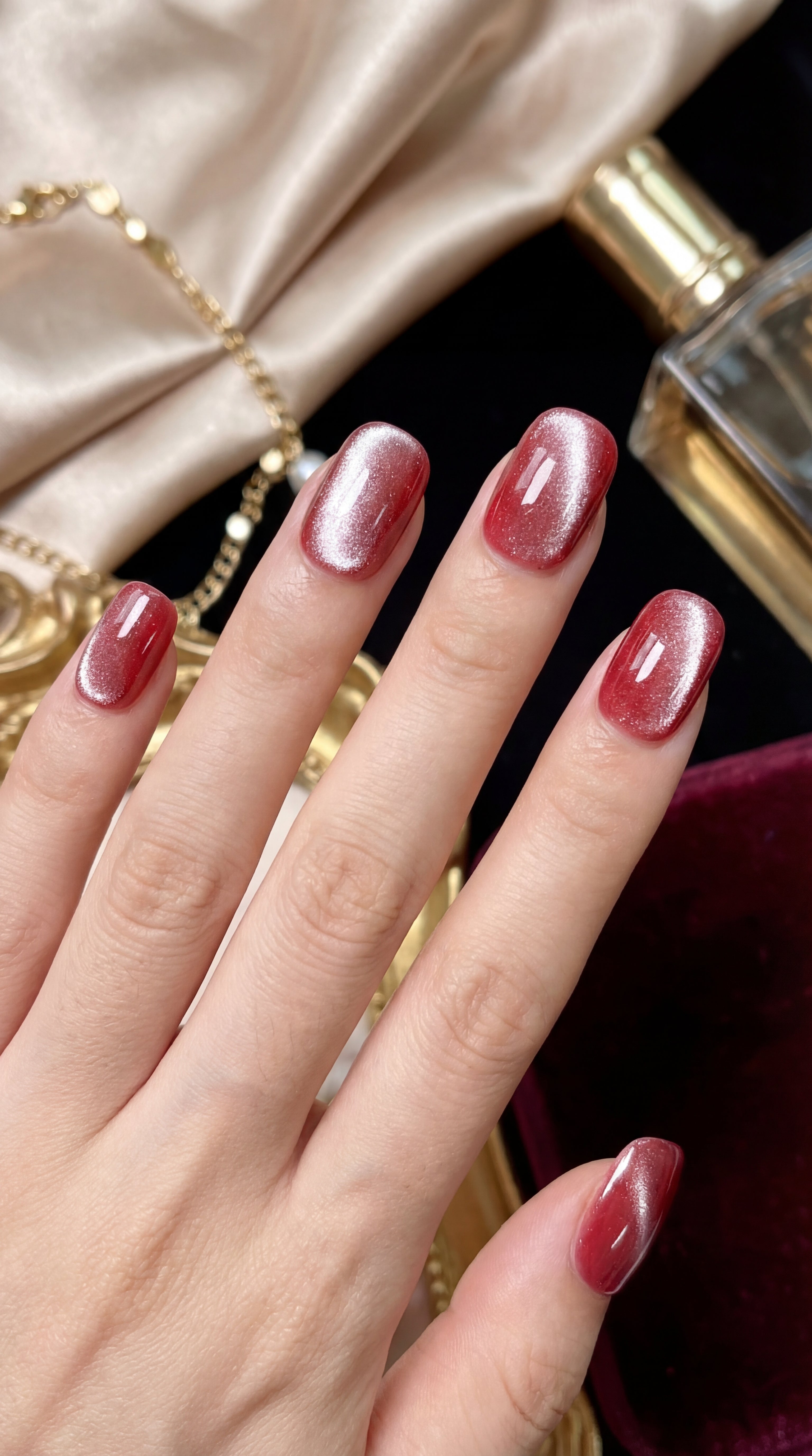 Burgundy Wine Glow