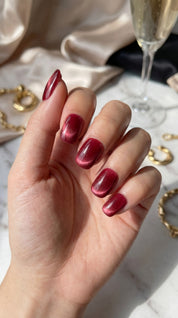 Burgundy Wine Glow
