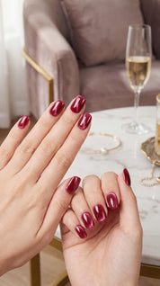 Burgundy Wine Glow