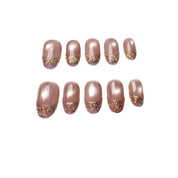 Champagne Glitter French