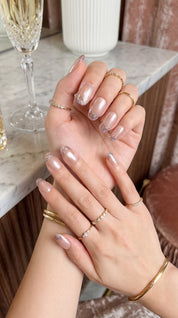Champagne Glitter French