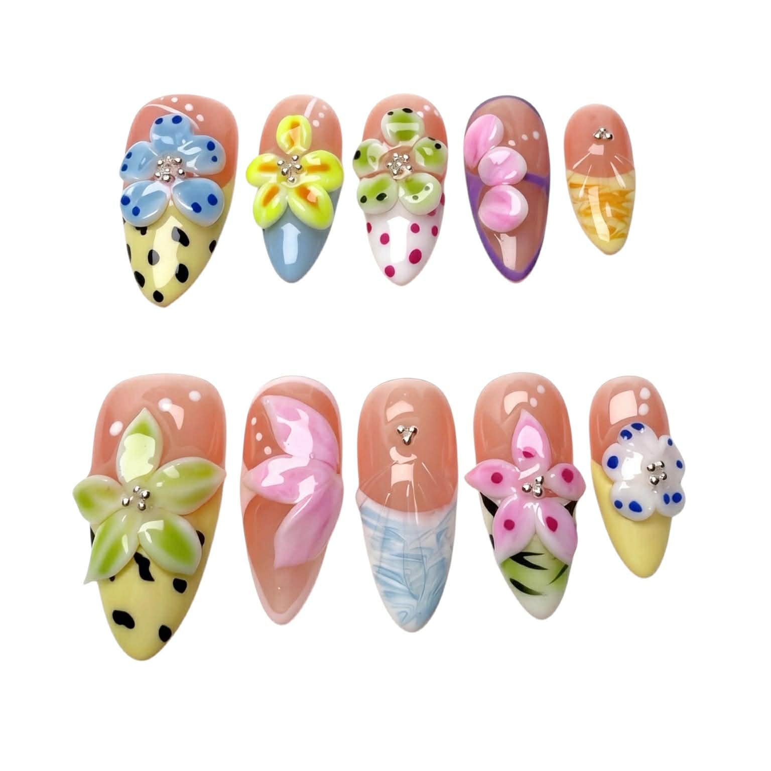 Pastel Garden Bloom