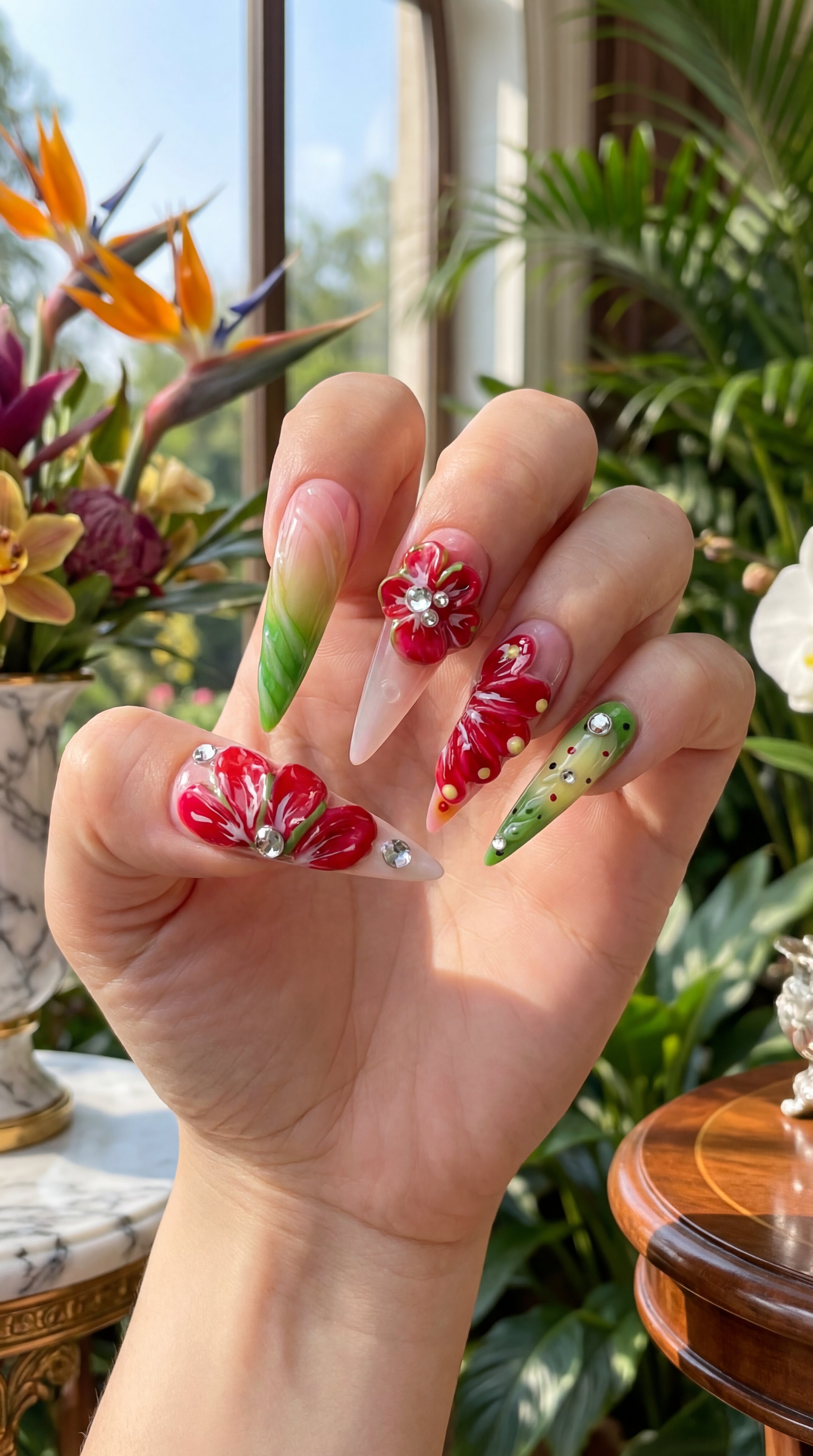 Scarlet Bloom Garden