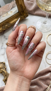 Silver Veil Stiletto