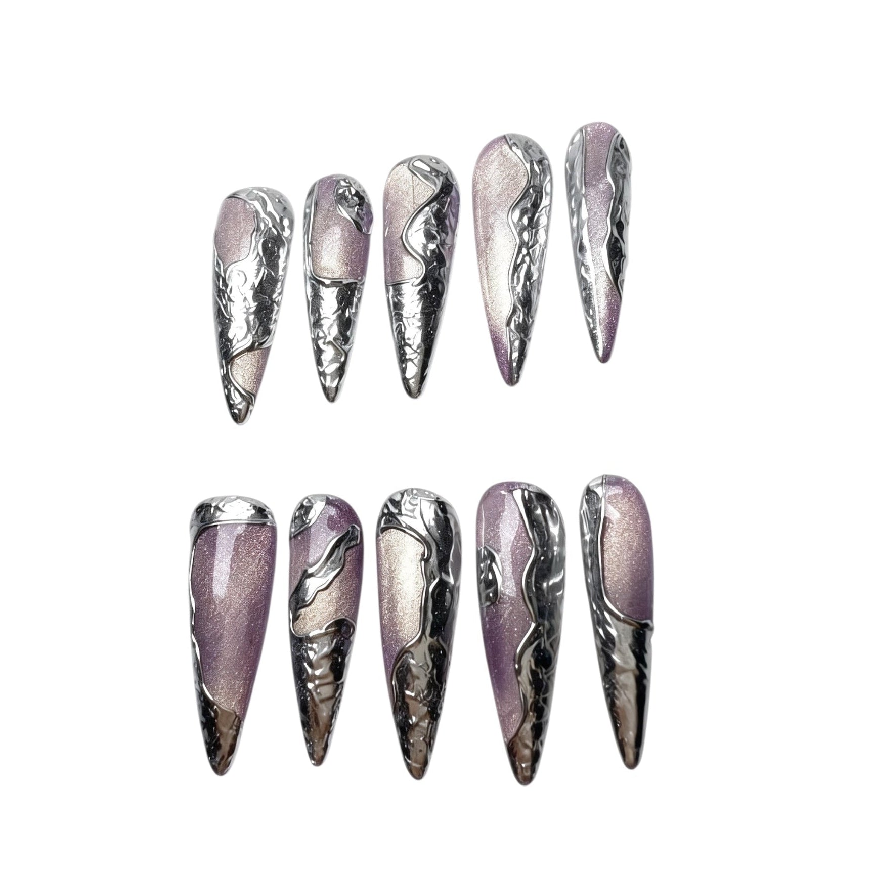 Silver Veil Stiletto
