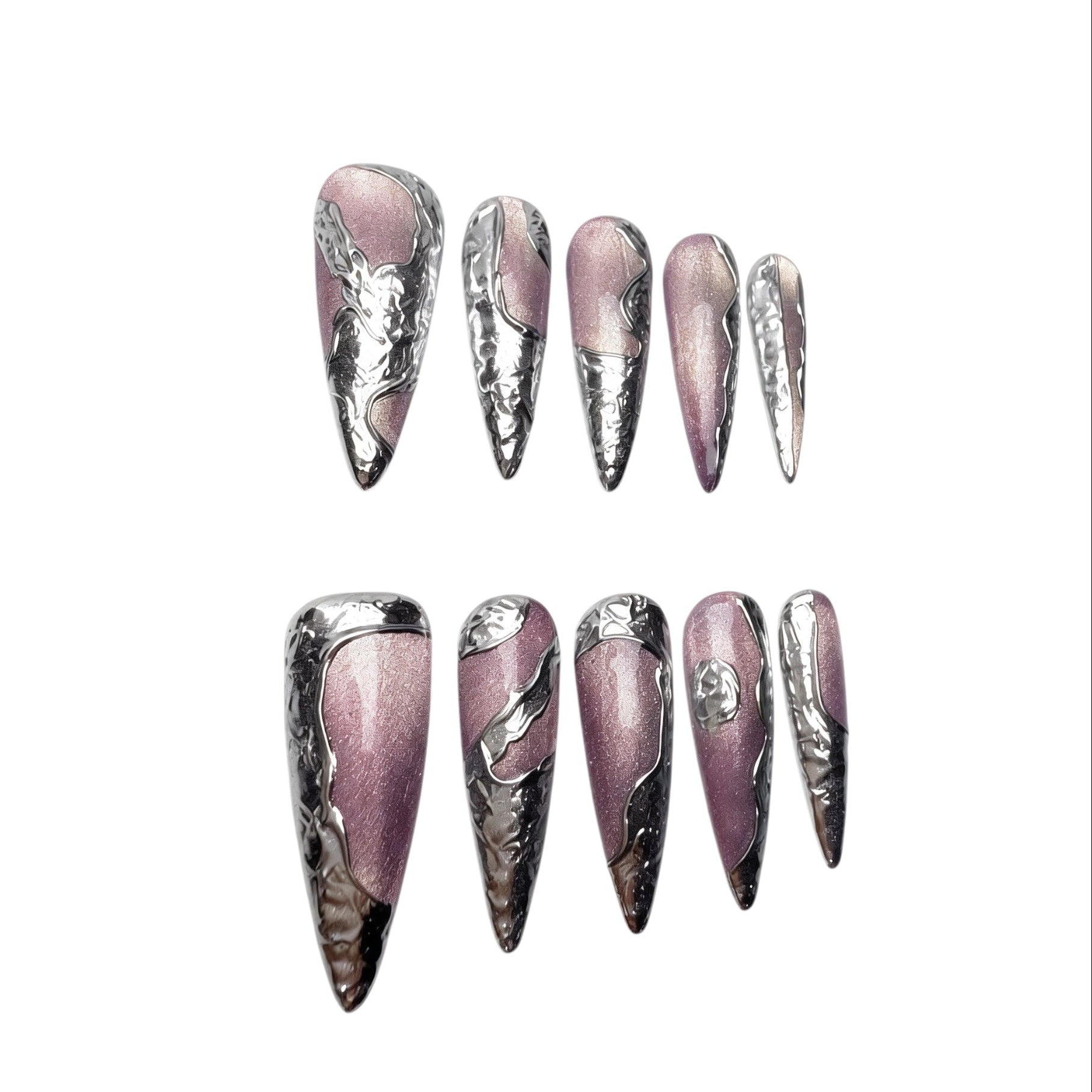 Silver Veil Stiletto